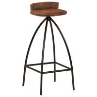 vidaXL Taburetes de cocina 2 unidades madera maciza reciclada - details 7
