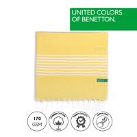Toalla de Baño Amarilla Hamman 80x165CM 170GSM 100% Algodón Casa Benetton - details 1