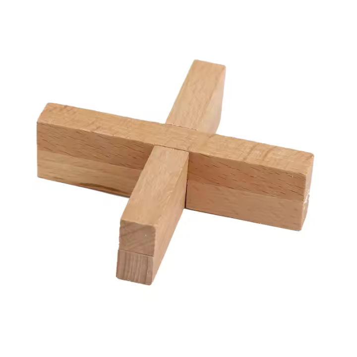 Juguete Educativo De Madera Para Niños Y Adultos Juego De Lógica Y Desmontaje De Cerradura De Encina Boutique - 1
