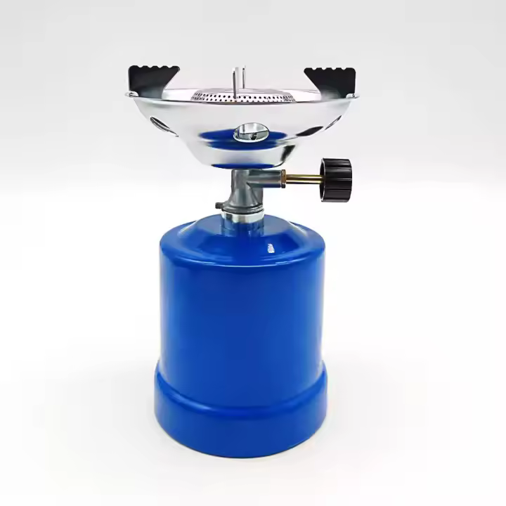 Mini Cocina de gas portátil con llama regulable Ideal para Cocinar en el camping - 1