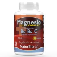 Magnesio Complex de NaturBite. Citrato y Bisglicinato de Magnesio con vitaminas B5, B6 y C. de NaturBite. Nuestra formula mas completa y con más amplio espectro de uso. Esencial en tu rutina de cuidado diario - details 0