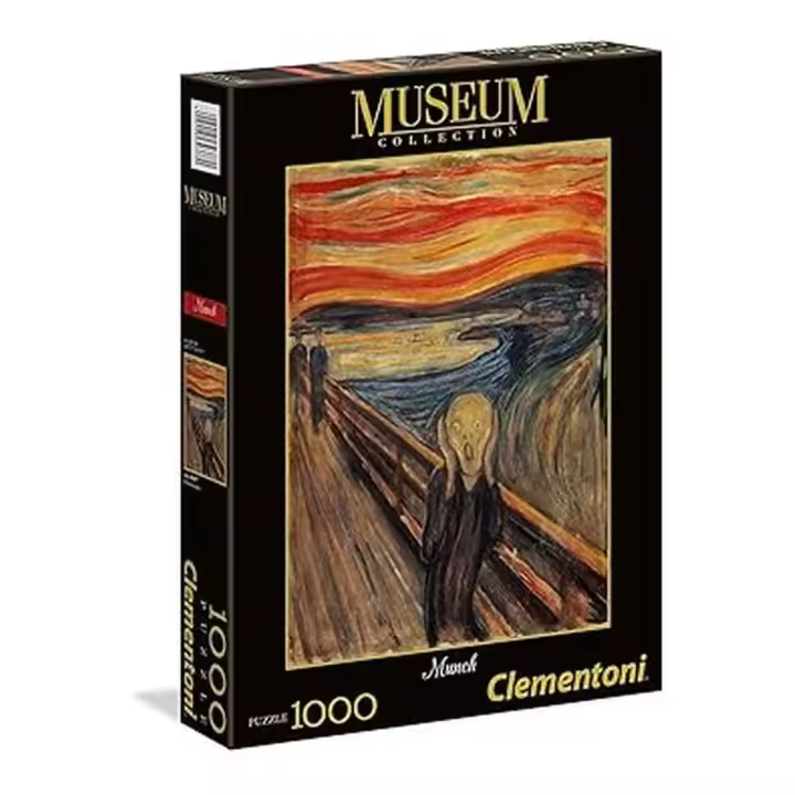 Clementoni Puzzle 1000 Piezas Cuadro El Grito de Munch Colección Museos 39377 - 1