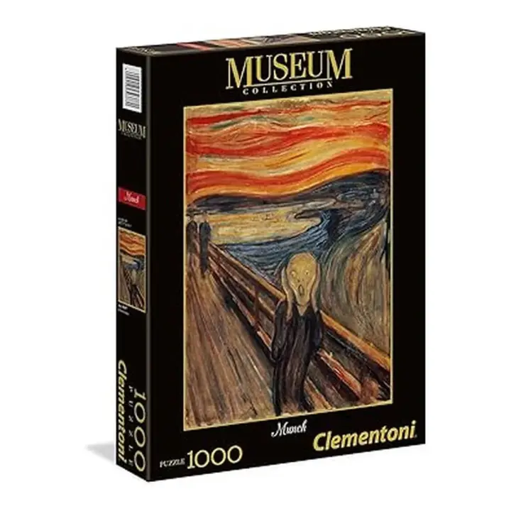 Clementoni Puzzle 1000 Piezas Cuadro El Grito de Munch Colección Museos 39377 - 1