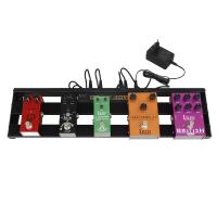 Placa De Efectos Para Guitarra IRIN PR-01 En Aleación De Aluminio Con Pegatinas Mágicas Y Cableado De Alimentación Estilo De Mano Negro - details 6