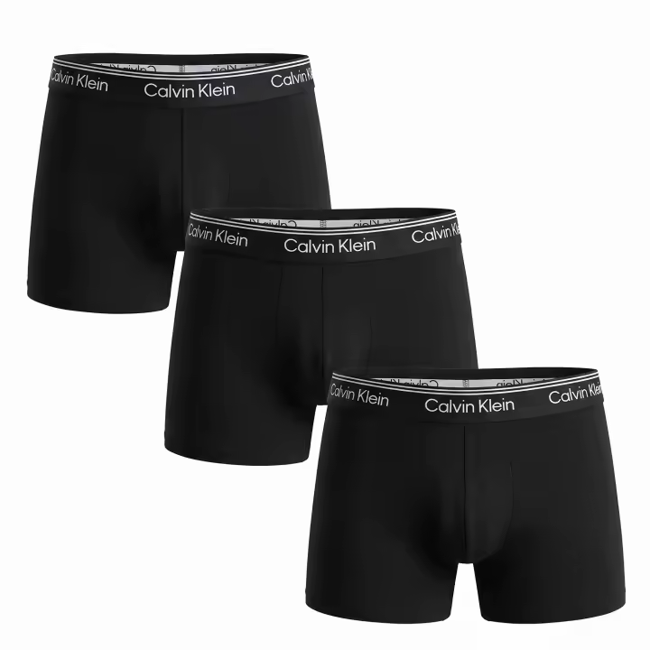 Calvin Klein-Pack 3 Bóxer Briefs Hombre de Microfibra Stretch NB4410 - 1