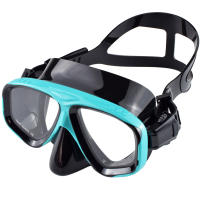Máscara De Snorkel Antigolpes Con Visera Ajustable Para Natación Y Diving Lentes De Vidrio Templado Y Perno De Silicona Amplio Campo De Visión Cubre Nariz - details 8