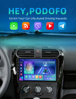 Podofo Radio de coche Android 2 Din para Suzuki Splash/RITZ 2008 Carplay 8+128GB AI Voice WIFI+4G DSP GPS Navegación Multimedia Reproductor de Video - details 0