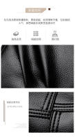 Bolso de mano de PU para mujer de moda, estilo europeo y americano, con costura, sencillo, de alta calidad, Grande. - details 4