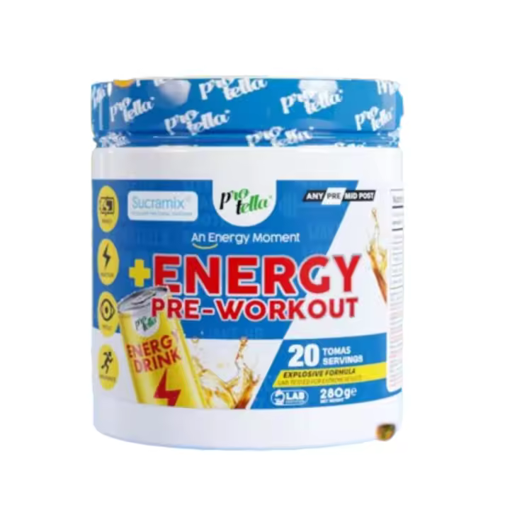 Protella Pre-Entreno 280g - Pre-Workout - Energía, resistencia, fuerza y enfoque mental como nunca antes. - 1