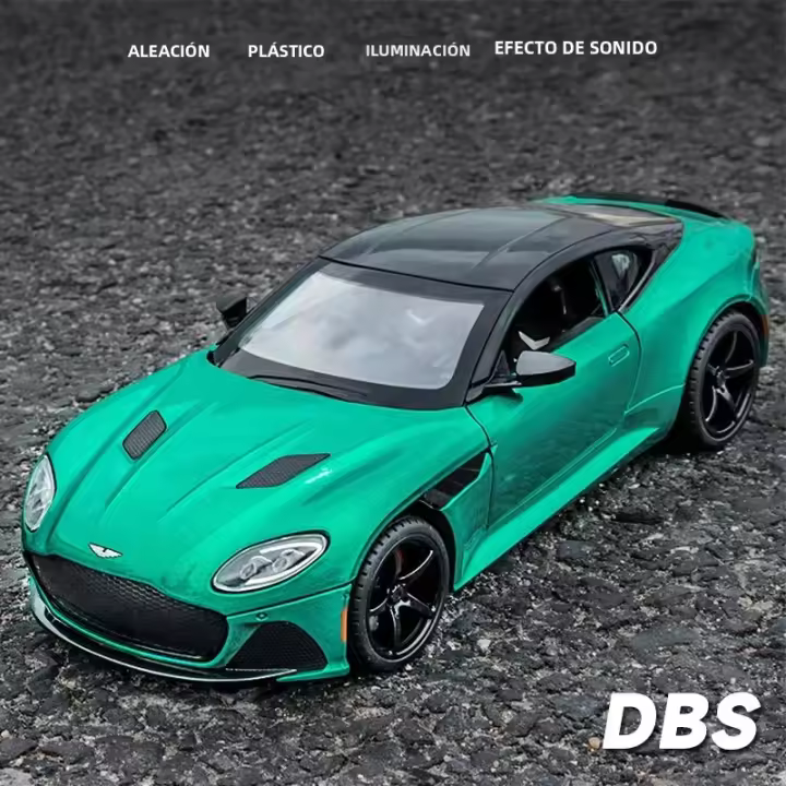 Coche De Colección Diecast 1:24 Aleación De Metal Mini Martin DBS Supercar Para Niños Regalos De Cumpleaños Juguetes Vehículos Metálicos Para Chicos - 1