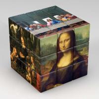 Cubo Mágico 3x3x3 Con Patrones De Van Gogh Monet Da Vinci Picasso Juguete Educativo Para Niños Regalos De Diversión Y Desafío - details 2