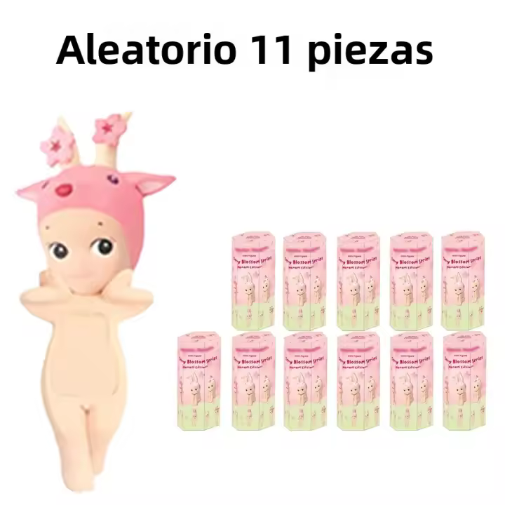 Caja Misteriosa De Figuras Miniaturas De Flor De Cerezo 1-24pcs Decoración Para Teléfono Y Mesa Regalo De Navidad Coleccionables Para Adolescentes Y Adultos - 1
