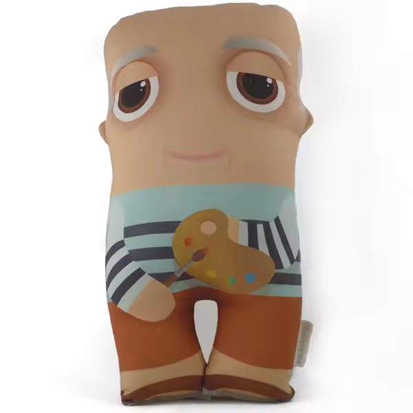 KALIDOSKOPIO PELUCHE COJIN TUKI PICASSO TUKI ARTISTA - 1