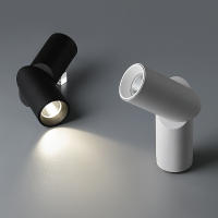 Spotlight LED Plegable Montado En Superficie GU10 Para Sala De Estar Y Cocina Lámpara De Techo De Aluminio Material Black - details 0