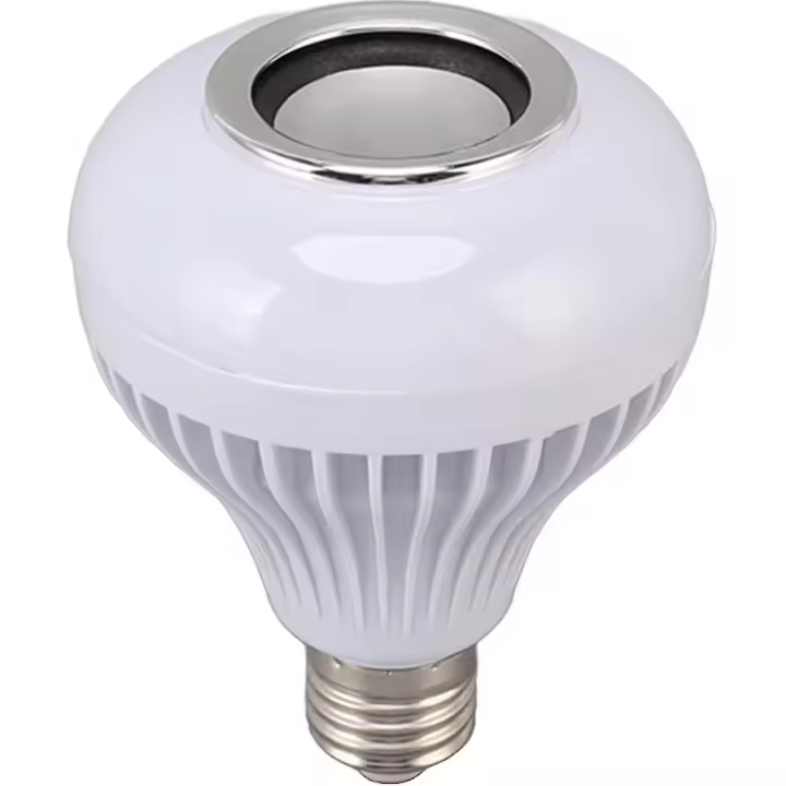 Bombilla DE LA Música del LED con El altavoz incorporado de Bluetooth, la elegante bombilla del Doble control múltiple de la APP del color, 12 - 1