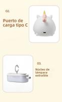 Lámpara Nocturna Recargable USB Unicornio Iluminación LED Para Habitación Decoración De Dormitorio Con Control Remoto Luz Nocturna Infantil - details 16