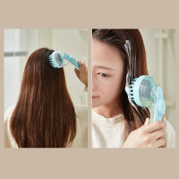 Cepillo De Baño Con Mango Largo Para Masaje Del Escalpelo Y Exfoliación De Cuerpo Herramientas De Peinado Para El Cabello Presiona Para Dispensar - details 12