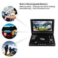 Reproductor de DVD de 9,8 pulgadas, reproductor DVD portátil HDTV ultrafino pequeño, rotación de 270 grados, LCD de pantalla ancha de 9 pulgadas, entrada AV - details 2