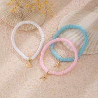 PuRui Anklets De Color Dorado Con Estrella De Mar Para Mujeres Conjunto De 3 Piezas Joyería Casual Para Playa Y Fiestas - details 7