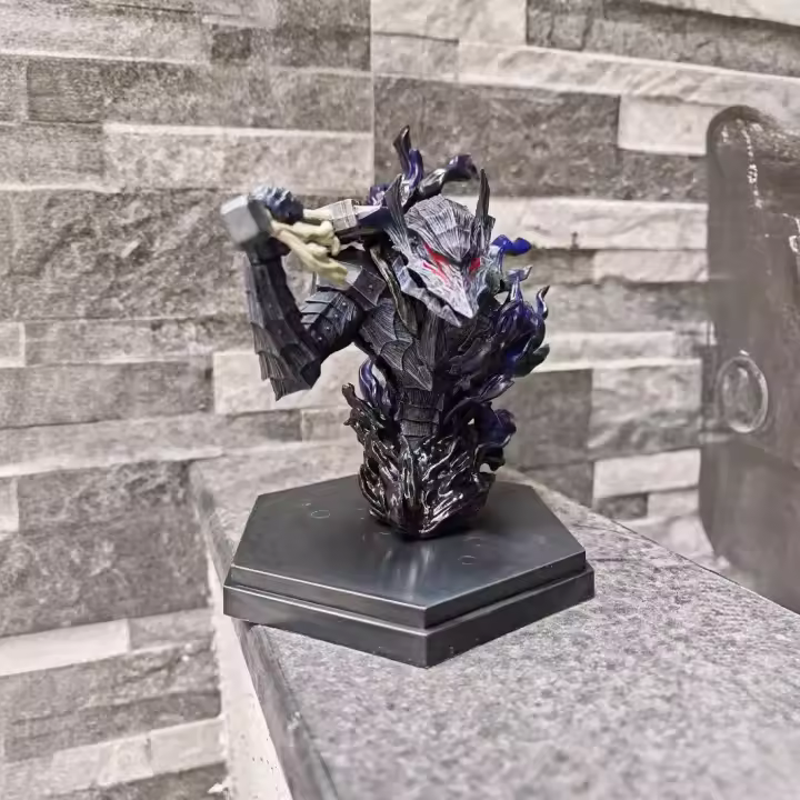 Figura De Anime Japonés Berserk Guts En Armadura 23cm Estatua Colección Modelo GK Decoración De Escritorio Regalo Para Niños - 1