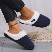 Zapatillas Casuales De Pelo Fluffy Para Mujer Invierno Plush Interior Zapatos De Mujer 2025 Plataforma Calientes Tallas Grandes Pareja Planas - details 34