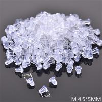 100pcs De Tapones Para Pendientes De Silicona Suave Y Transparente Accesorios De Joyería Para DIY Y Seguridad De La Oreja - details 0