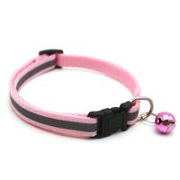 Collar Reflejante Para Gatos Y Perros Con Luz LED Deslumbrante Nylon Accesorios Para Animales Collar Ajustable Con Campana - details 5