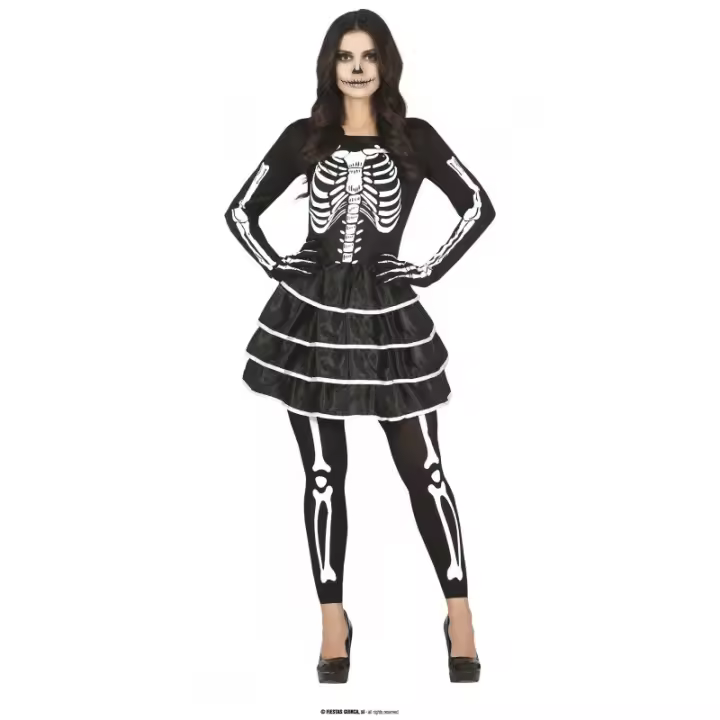 DISFRAZ DE SKELETON ADULTA GUIRCA - 1