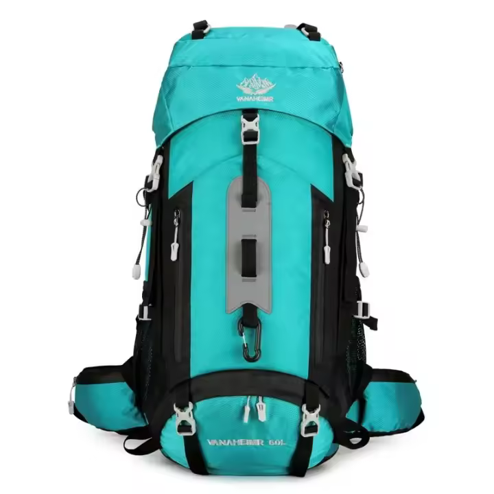 Prowalk-TEC 2 Mochila Senderismo y Rutas 60 Litros Impermeable y Ligera, Unisex para Acampada y Montañismo Tu compañera perfecta para aventuras en rutas, excursiones y el Camino de Santiago. Disponible en Negro, Azul, Verde Olivo y Turquesa. - 1