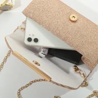 Bolso De Noche Elegante Y Moderno 2023 Para Novia Y Damas De Honor Cierre De Cadena Bolso De Mano Para Mujer Material Principal Poliéster Estilo Inglés - details 16