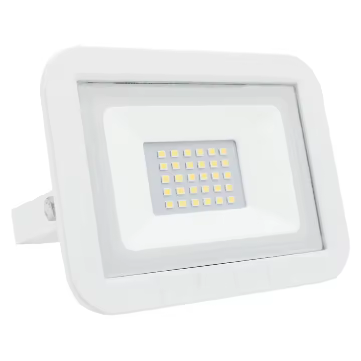 MATEL - Proyector LED Plano Blanco 20W Luz Fría - 1