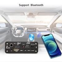 Amplificador Bluetooth 10W MP3 WMA APE Decoder Board DC 5V 5W Handsfree Microfono USB TF Carro Radio FM DIY Mp3 Juguete De Música - details 4