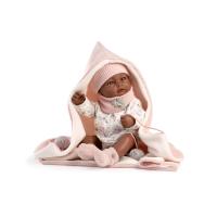 Muñecas Berbesa,  Muñeca Martina mulata Pelele y mantita nana, Muñecas para niñas muñecas juguetes para niñas muñecas recién nacidas muñecas recien nacidos - details 0