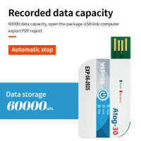 Logger De Temperatura Desechable 180 Días Con USB Y Reporte PDF Alarma De Temperatura Para Transporte Frío Indicador LED Rojo Y Verde - details 3