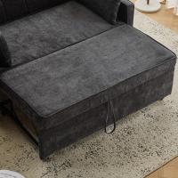 [Sofá Cama con función de Cama] sofá Doble, sofá Cama Doble, respaldo ajustable, Vestido de chenilla, espuma de Alta densidad, sofá de salón, sofá con función de Cama - details 4