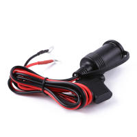 Conector De Enchufe De Coche DC 12V 24V Adaptador De Enchufe De Cigarrillo Para Camiones Y Motocicletas Con Cable Y Fusible De 10A - details 9