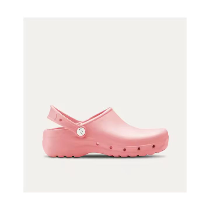 Zuecos Sanitarios coral mujer   Textil, extraible, efecto memoria y antibacteriano - 1
