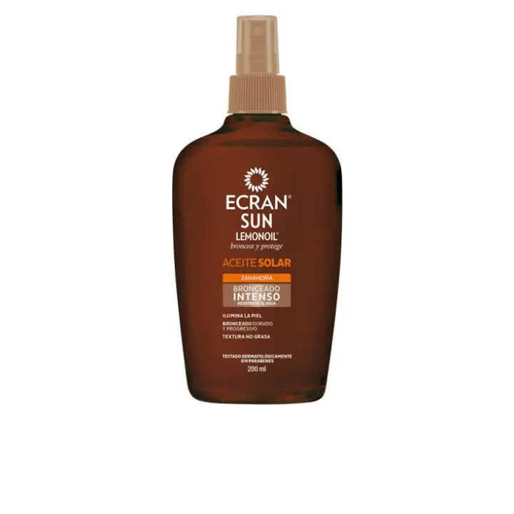 Ecran Lemonoil Aceite Solar Bronceado Intenso Spf2 200 Ml - 1