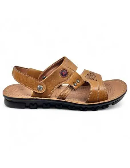 Timbos Sandalia de hombre verano camel 131689 - 1