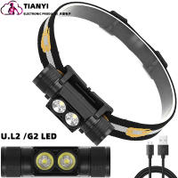 Lámpara Frontal Recargable 1200 Lumen Con LED SST40 Brillante Impermeable Para Niños Y Adultos Para Camping Correr Y Aventuras Al Aire Libre - details 0