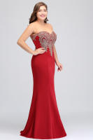 Vestido De Noche Para Mujer Con Encaje De Cristal Dorado Estilo Suelto Sin Mangas Cuello En V Zipper Vestido De Boda Fiesta Prom Trasero Sin Costura De Largo Floor-Length - details 16