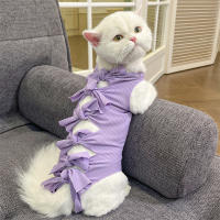 Ropa Postoperatoria Para Gatos Esterilizados Previene Lamería Transpirable Pantalones Fisiológicos Ayuda En El Desamamamiento Producto Para Mascotas - details 5