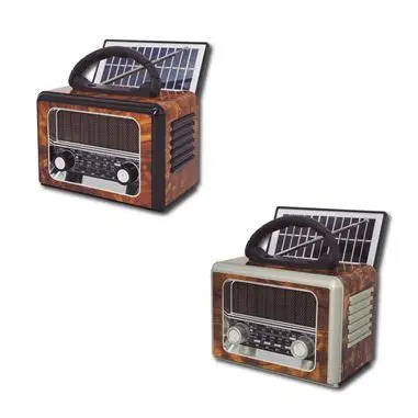Sami radio clásica ac/dc 3 bandas panel solar recargable multimedia rs11834 - 1