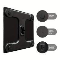 Báscula De Peso Digital De Baño Precisión Alta Cuerpo De Plástico Pantalla LCD Pilas Eléctricas Escala Digital Para El Hogar - details 1