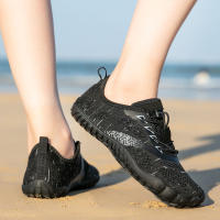 Zapatos De Agua Para Hombres Y Mujeres Cómodos Y Respirables Zapatos De Playa Con Secado Rápido Para Río Mar Acorazado De Microfibra Talla Verdadera Para Adultos Suela De Goma - details 2