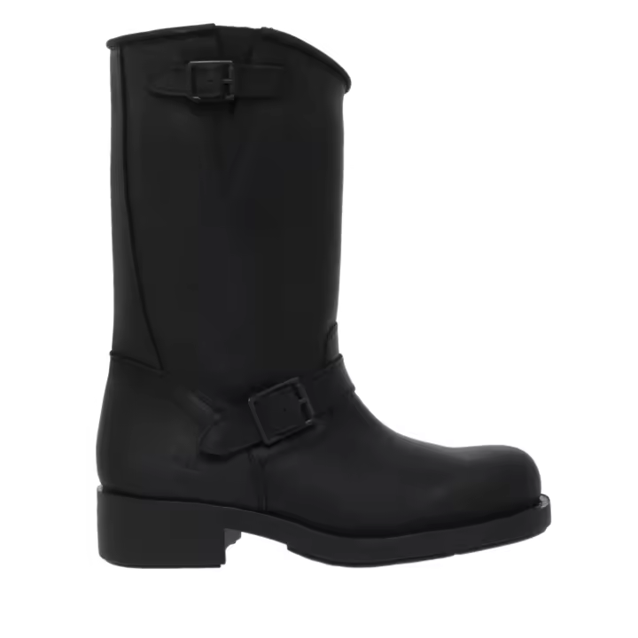 Johnny Bulls Botas Camperas Moteras Hombre Piel Negro - 1