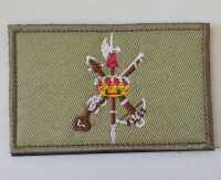 parches tela bordados bandera LEGION ESPAÑOLA. medidas 8x5 cm - details 1