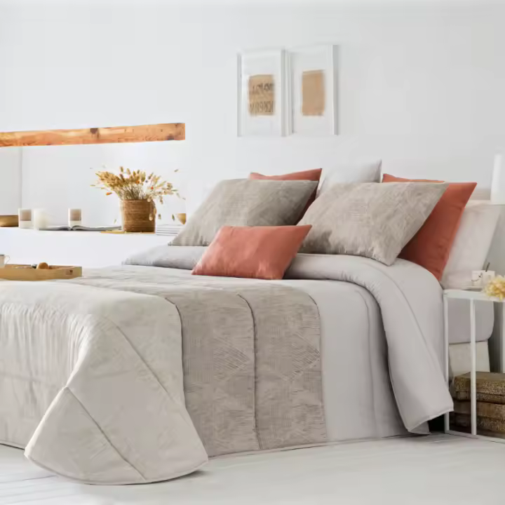 Fundeco Edredón Comforter Modelo Aristo Disponible en Diferentes Medidas y Colores - Relleno 250 Gr/m2 - 1
