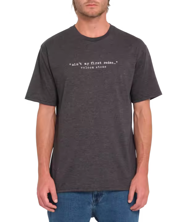 Camiseta de manga corta Volcom Scowboy Hth - Heather Black - 1