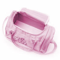 Bolso De Baile Para Niñas En Rosa Con Encaje Bolsa Cruzada Con Bordado De Nombre Para Clase De Ballet Suave Malla Cierre De Cremallera Capacidad Bajo 20 Litros - details 3